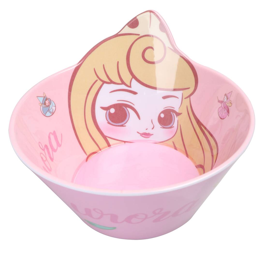 Chén tô ăn dặm melamine Disney hình Aurora ngủ trog rừng 3D cho bé gái