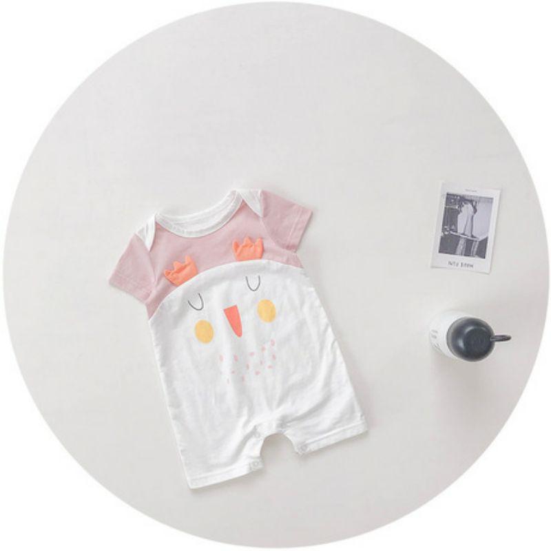 Body cộc tay cho bé chất thun cotton loại 1 co giãn thoải mái và mềm mịn (5kg - 13kg)