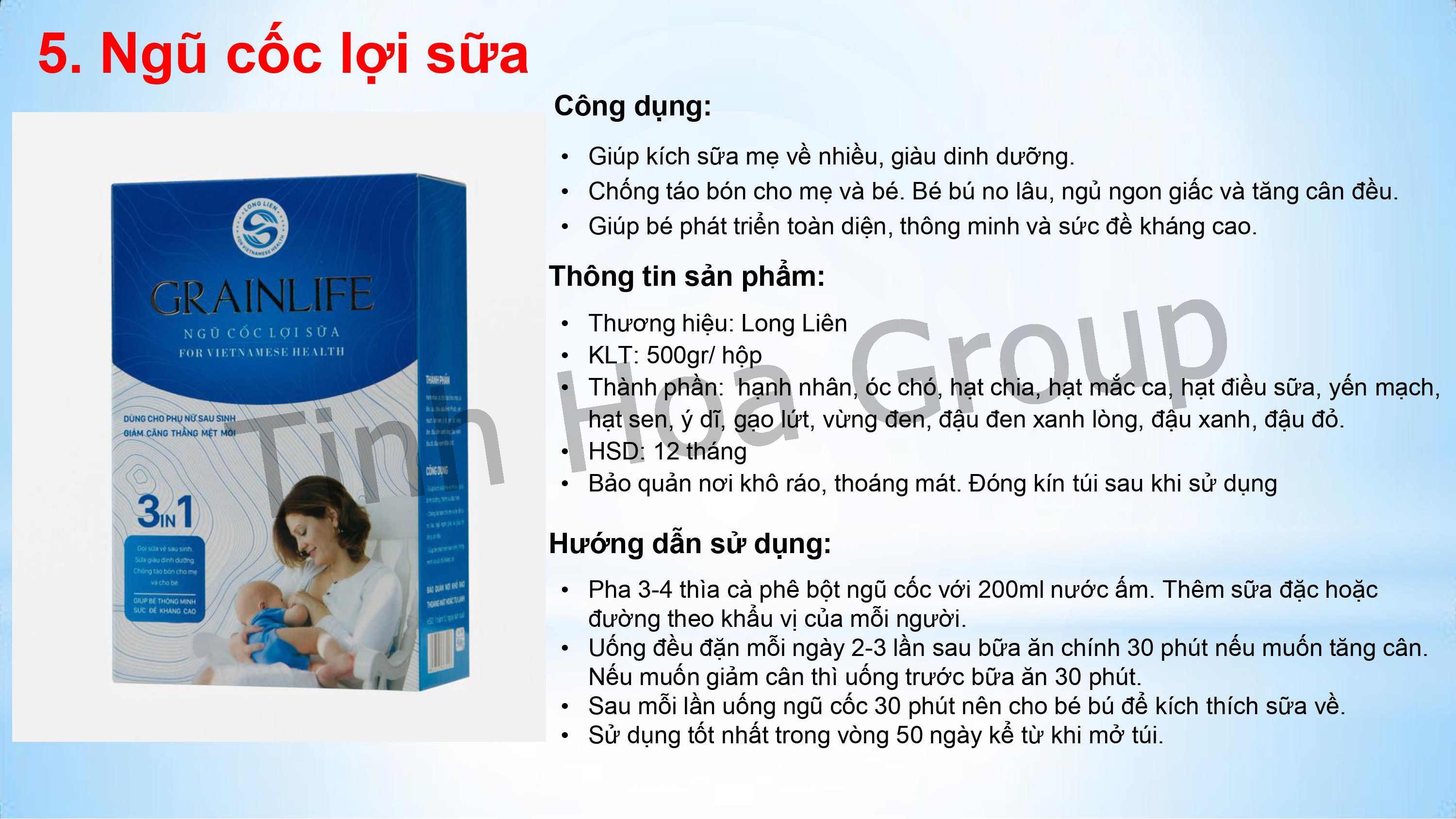 Ngũ cốc dinh dưỡng lợi sữa cao cấp LoliFood (Hộp 500gr), Kèm quà tặng - Tăng tiết sữa, bé tăng cân đều, giúp bé thông minh, sức đề kháng cao