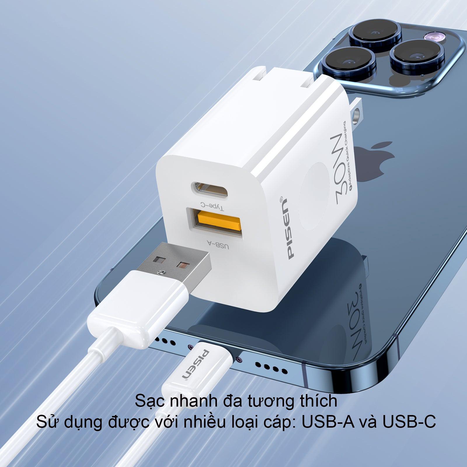 Sạc Nhanh Pisen Quick 30W 1C1A