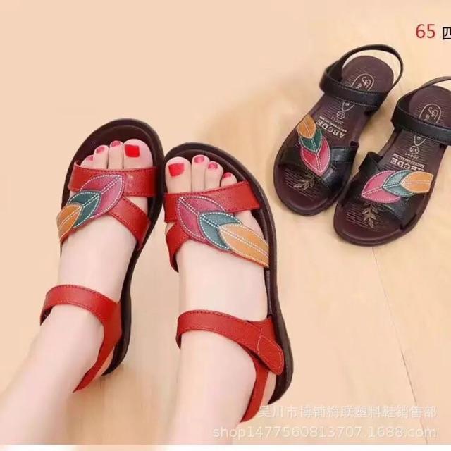 Dép sandal hình lá loại mềm DSD226