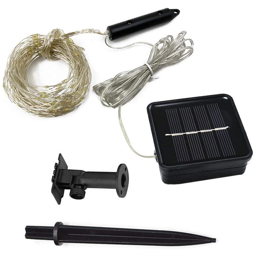 Dây Đèn Led Năng Lượng Mặt Trời Chống Thấm Nước Trang Trí Nhà Cửa
