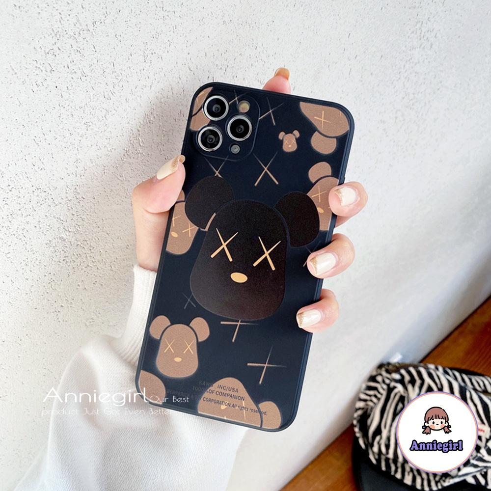 Ốp Điện Thoại Tpu Mềm Họa Tiết Gấu Kaws Cho Iphone 12 11 Pro Max X Xs Max Xr 8 7 Plus