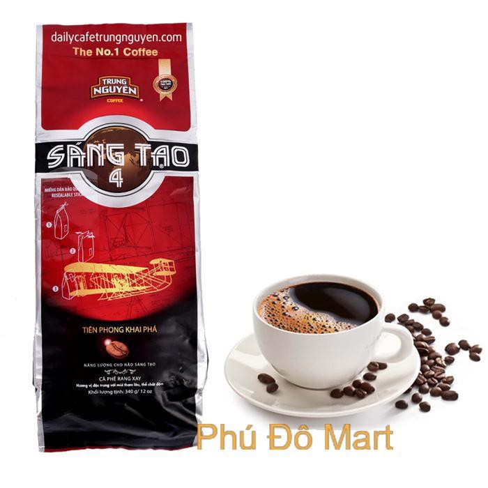 Cà Phê Rang Xay Pha Phin Trung Nguyên Sáng Tạo 4 - Loại Gói 340g