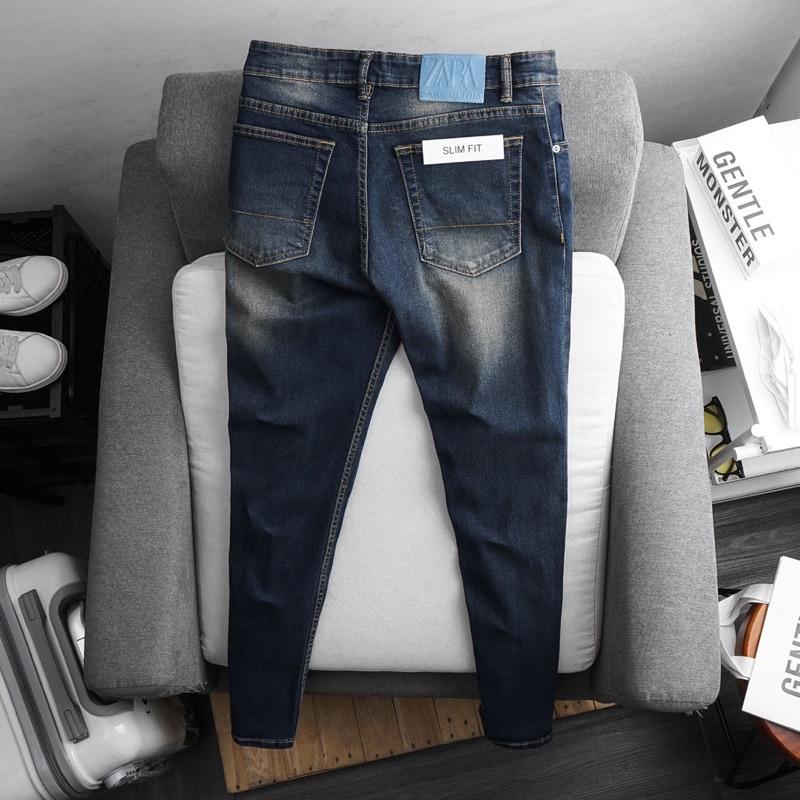 Quần jeans nam VNXK - Quần Jean Nam Ống đứng - jean co giãn đẹp nhất