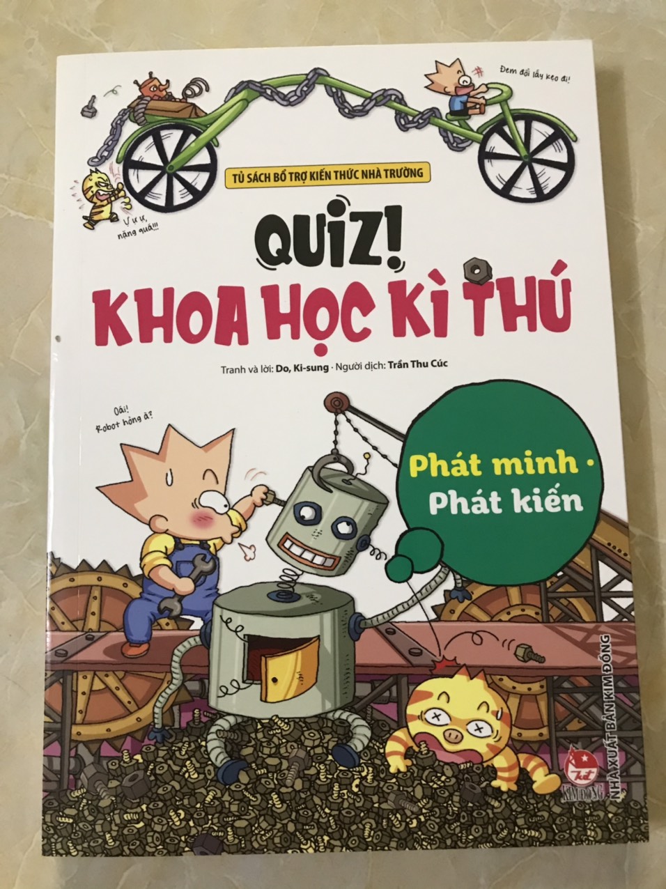 Combo 5 Cuốn: Quiz! Khoa Học Kì Thú (Tái Bản 2021): Núi lửa Động đất, Phát minh Phát kiến, Thế giới huyền bí, Thời tiết Môi trường, Vũ trụ