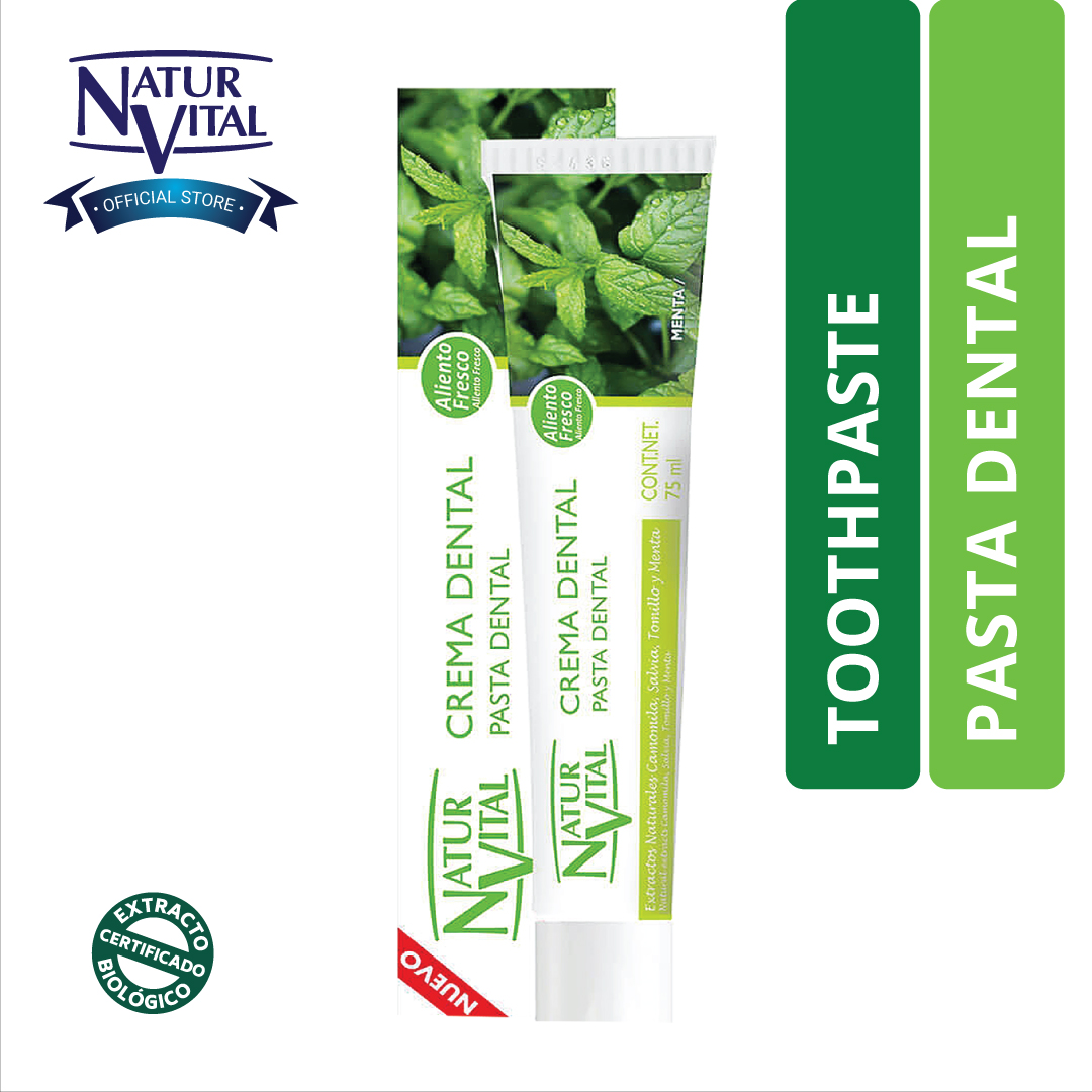 Kem Đánh Răng NaturVital Làm Sạch Sâu Khoang Miệng, Hỗ Trợ Giảm Thiểu Mảng Bám, Săn Chắc Nướu Răng, Mang Đến Hơi Thở Thơm Mát