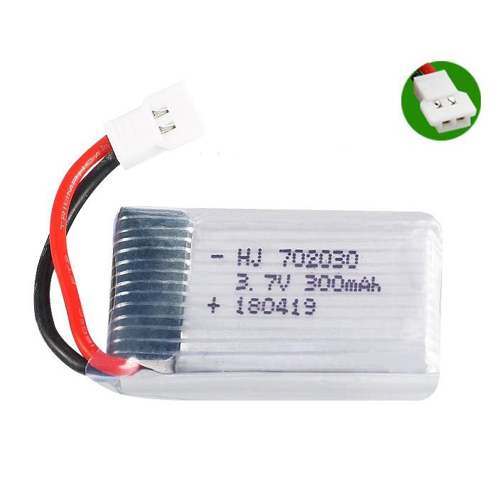 Pin sạc 3.7V 300mAh cho đĩa bay cỡ nhỏ, cỡ trung