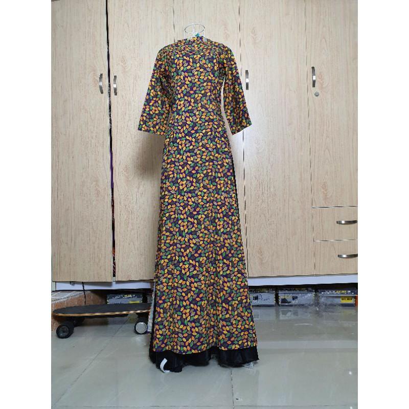 Bộ áo dài lụa nhật