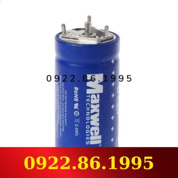 Tụ Điện Siêu Tụ Điện DC 2.7V 350F Tụ Điện Farad Thể Tích 35X60Mm hàng mới về