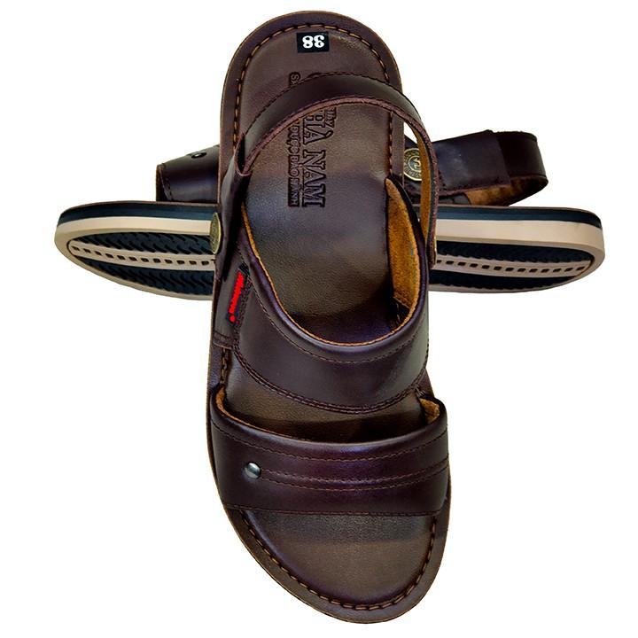 Giày Sandal Nam HÀ NAM Da Bò Thật Cao Cấp DNA2069c