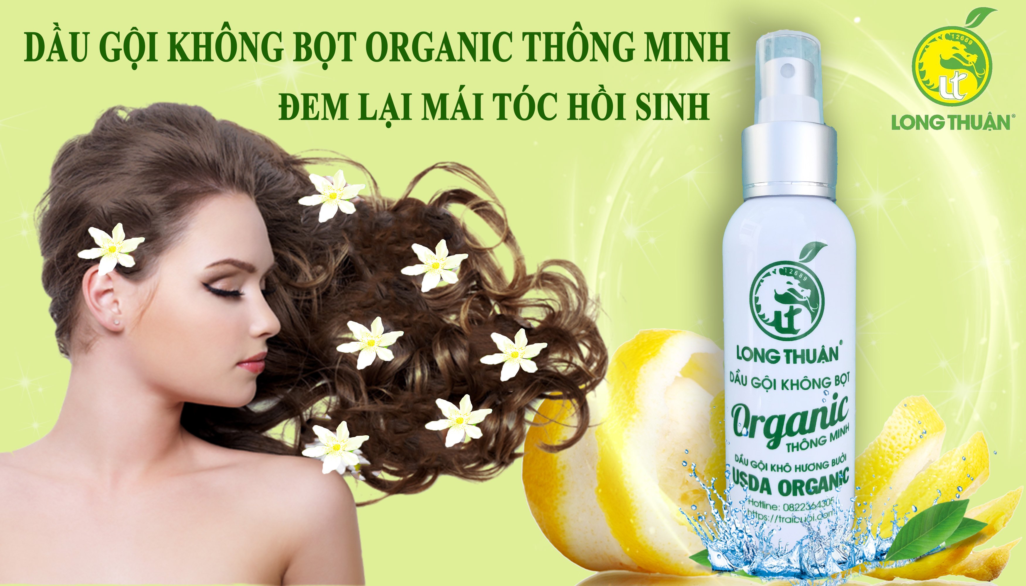 DẦU GỘI KHÔNG BỌT ORGANIC THÔNG MINH