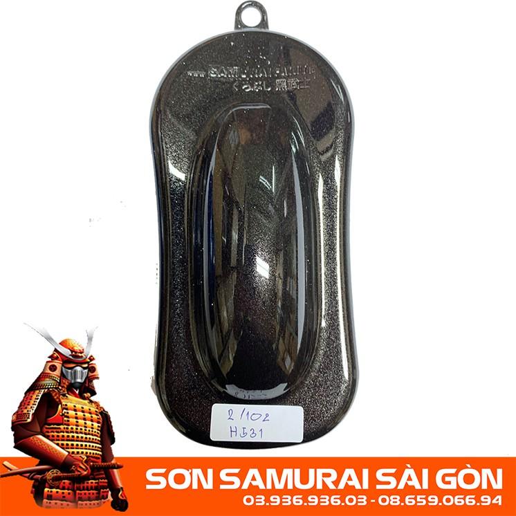 Sơn SAMURAI KUROBUSHI H531** MÀU NÂU KIM LOẠI chính hãng dành cho xe máy