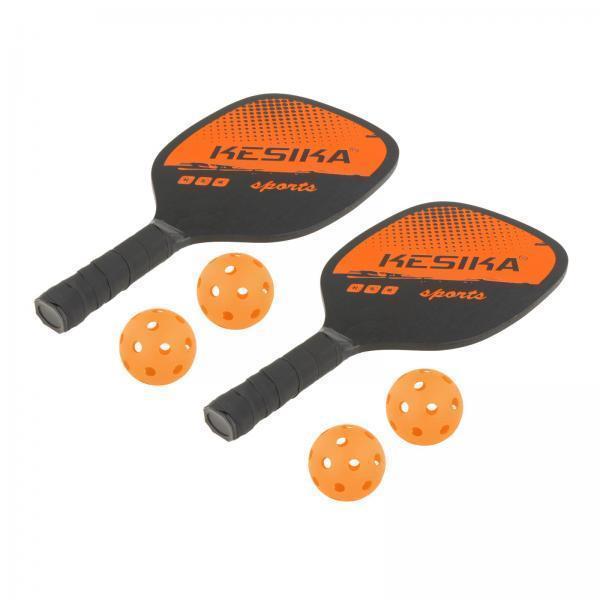 2-3pack Professional Pickleball Paddles Comfort Grip with Bag 4 Balls Racquet