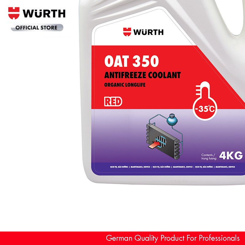 Wurth Nước Giải Nhiệt Red 4L