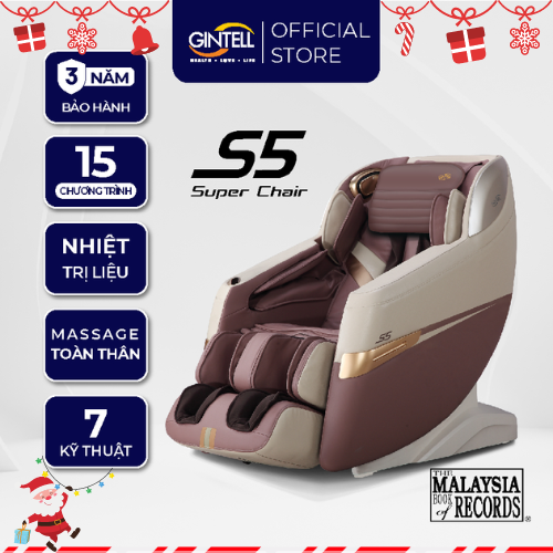 Ghế Massage Toàn Thân S5 SuperChair | 3 năm bảo hành chính hãng