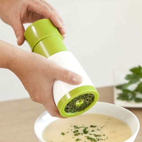 Máy Xay Thảo Mộc Cối Xay Gia Vị Parsley Shredder Chopper Máy Cắt Rau Tỏi Rau Mùi Máy Xay Gia Vị Phụ Kiện Nhà Bếp