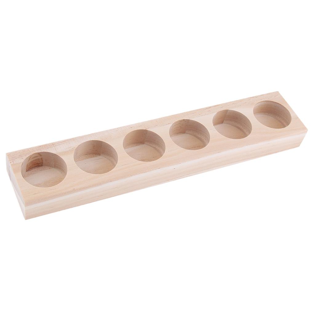 Handmade Wood Essential Oils Perfume Display Organizer Rack Holder Stand