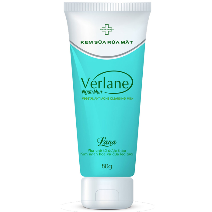 Kem Sữa Rửa Mặt Ngừa Mụn VERLANE 80g