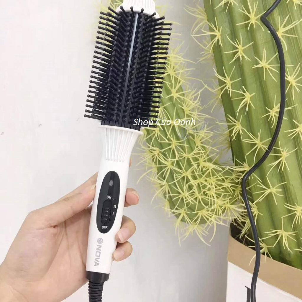 Lược điện tạo kiểu tóc đa năng cao cấp No.Va. NHC-8810 làm xoăn tóc hiệu quả, Uốn Cụp - Uốn Xoăn