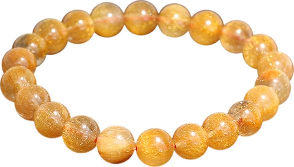 Vòng Thạch Anh Tóc Đỏ Cam Vip Ngọc Quý Gemstones VT100