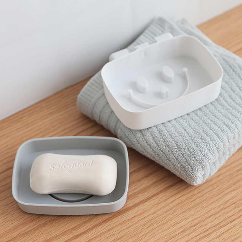 Khay để xà bông dán tường hình mặt cười - Màu ngẫu nhiên
