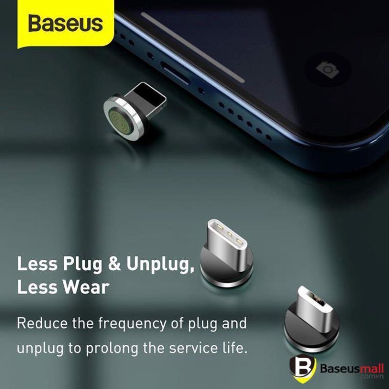 Baseus -BaseusMall VN Cáp từ hỗ trợ sạc nhanh Baseus Zinc Magnetic Gen5 Safe Fast Charging Cable (Hàng chính hãng