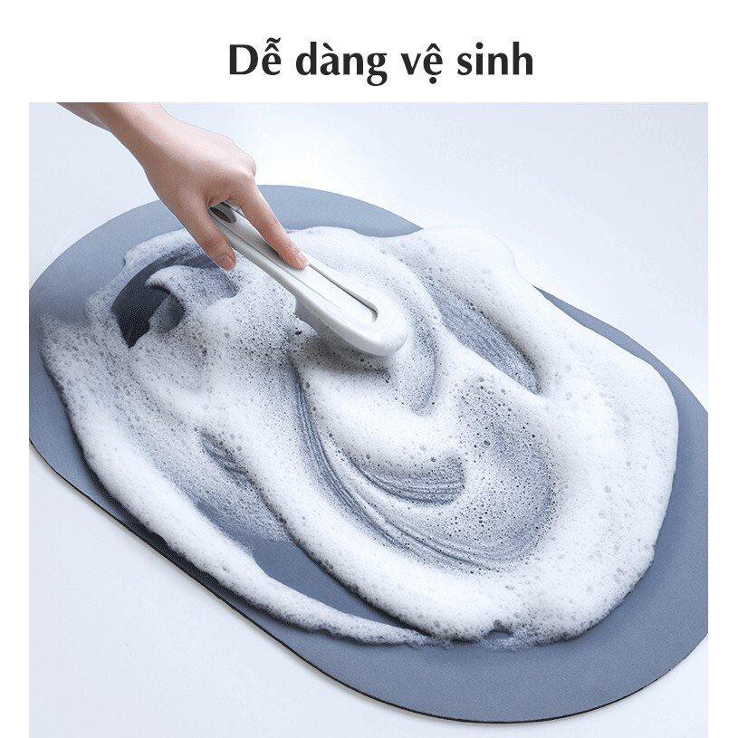 Thảm chân Silicon sang trọng chống trượt nhà tắm, trong nhà