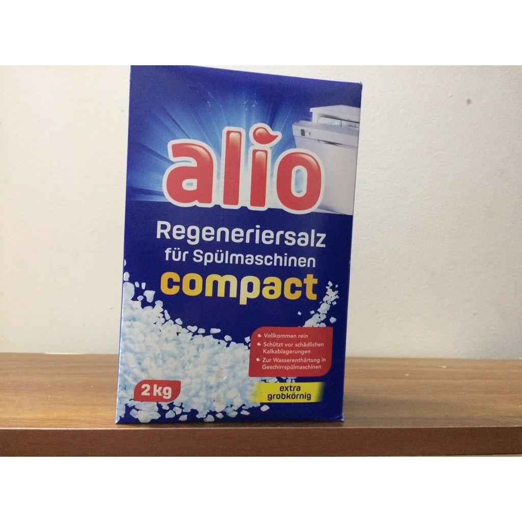 Muối rửa bát Alio 2kg dùng cho máy rửa bát