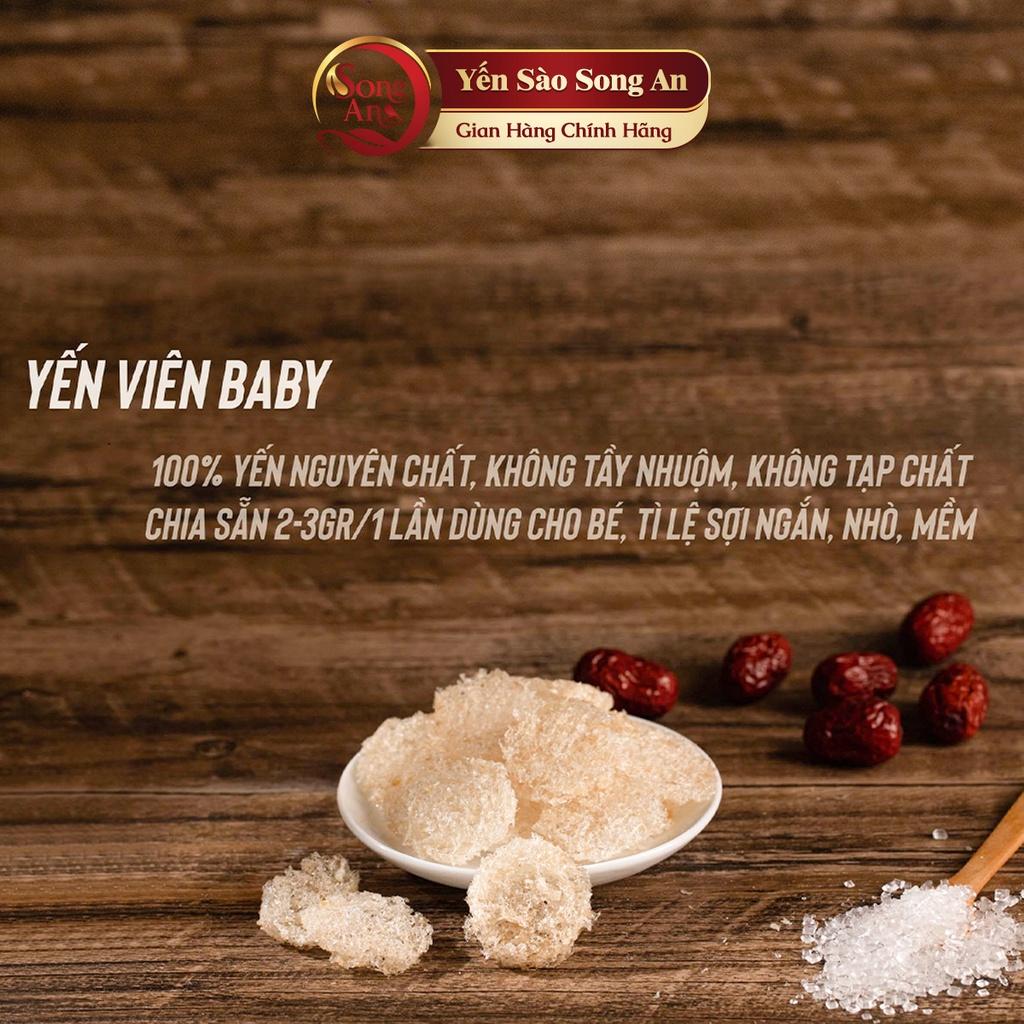 Tổ yến viên tinh chế baby Song An Food 100gr tăng cường miễn dịch cho bé