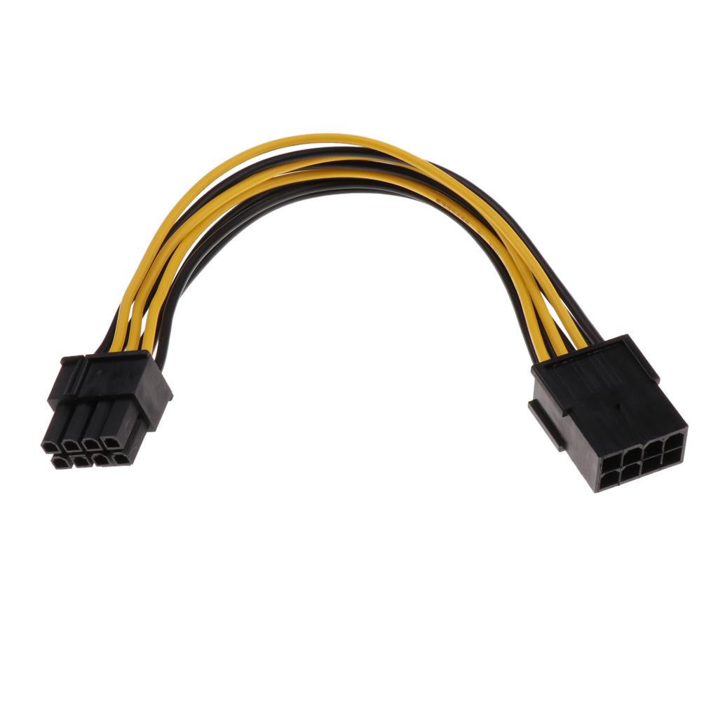 PCI-E 8 PIN Female to 8 PIN Male PCI Express Power CPU Extension Cable Wire