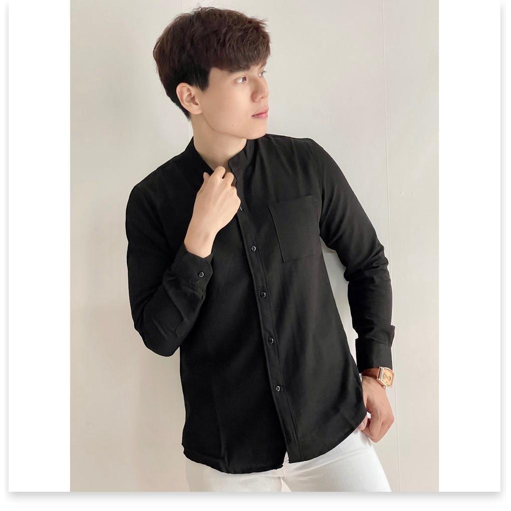 ÁO SƠ MI ĐŨI TAY DÀI,CO TÚI,HOA TIẾT TRƠN NHƯNG KHÔNG KÉM PHẦN SANG TRỌNG LANA FASHION