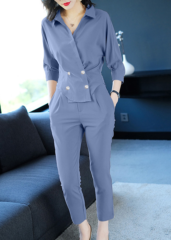 Bộ Quần Áo Nữ - Bd040519 - Xanh dương - XXL