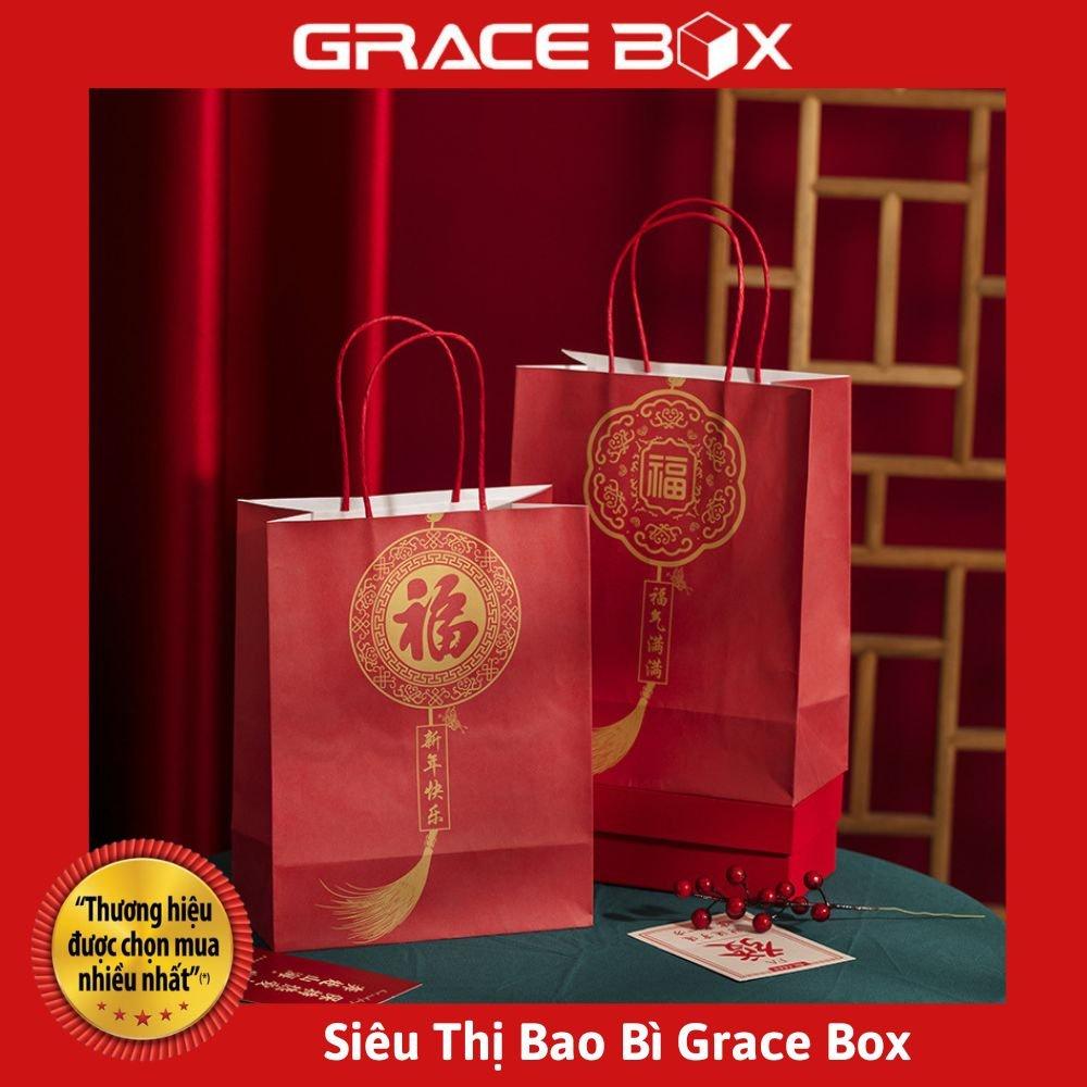 Túi Giấy Quà Tặng Lì Xì May Mắn - Siêu Thị Bao Bì Grace Box