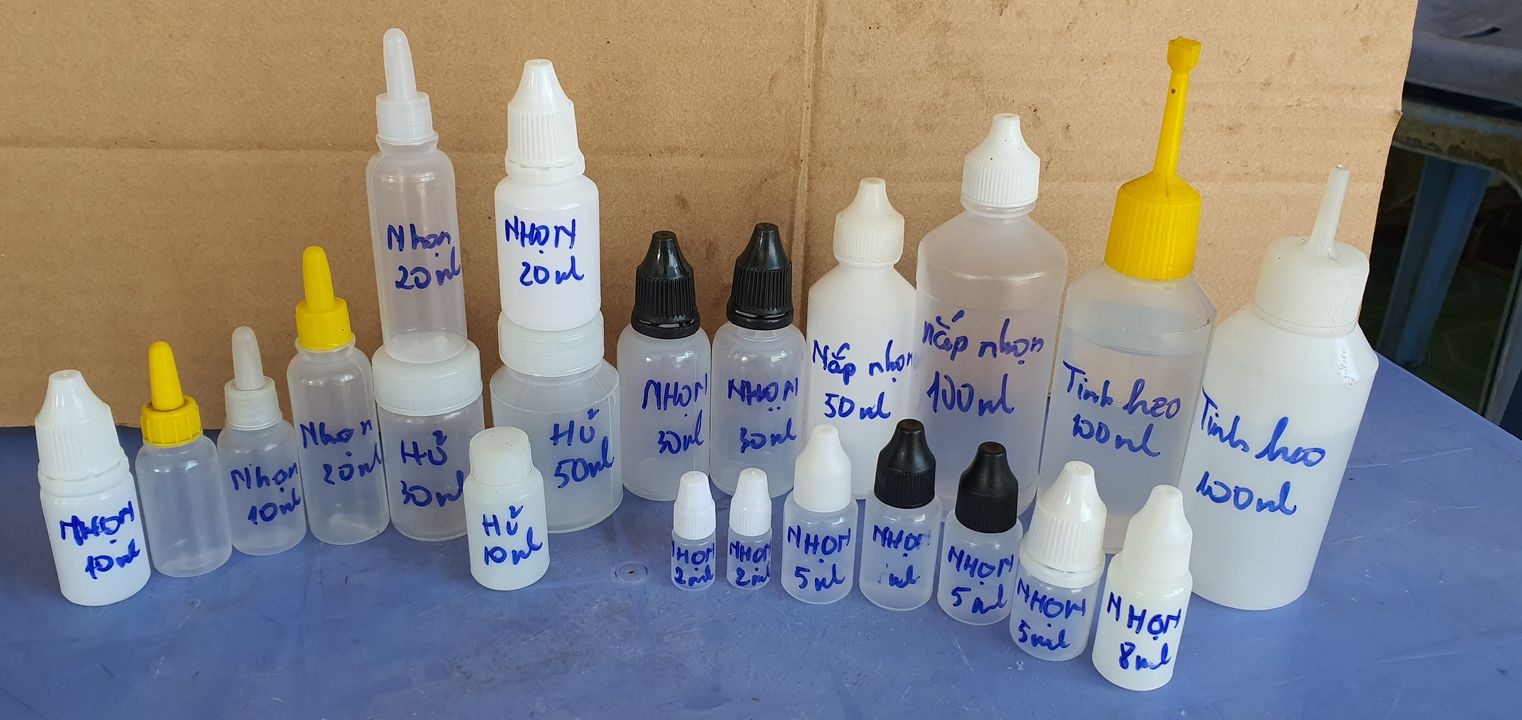 50 hủ nhựa 10ml-20ml-30ml-50ml-100ml