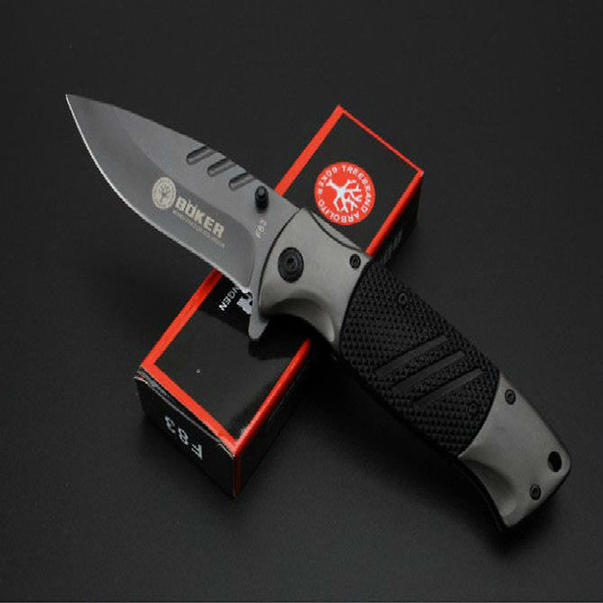 Dao phượt bấm BOKER F83 gấp gọn bỏ túi tiện lợi cao cấp