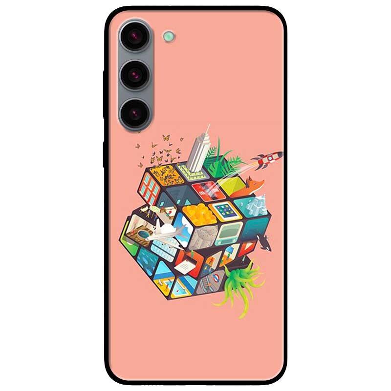Ốp lưng dành cho Samsung S23 - S23 Plus - S23 Ultra - A14 - A34 5G - A54 5G mẫu Rubik Nhiều Mẫu