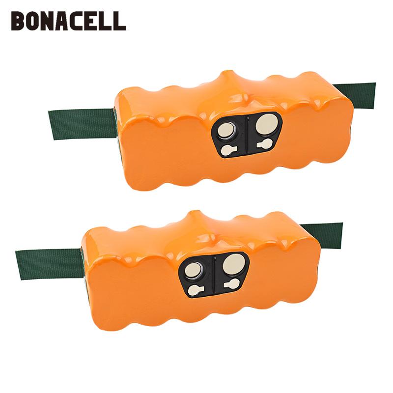 14.4V 5000mAh cho Pin Máy Hút Bụi iRobot Roomba 500 600 700 800 785 530 560 650 630 14.4 V Pin thay thế Màu sắc: 2 Picec NI-MH 5.0Ah
