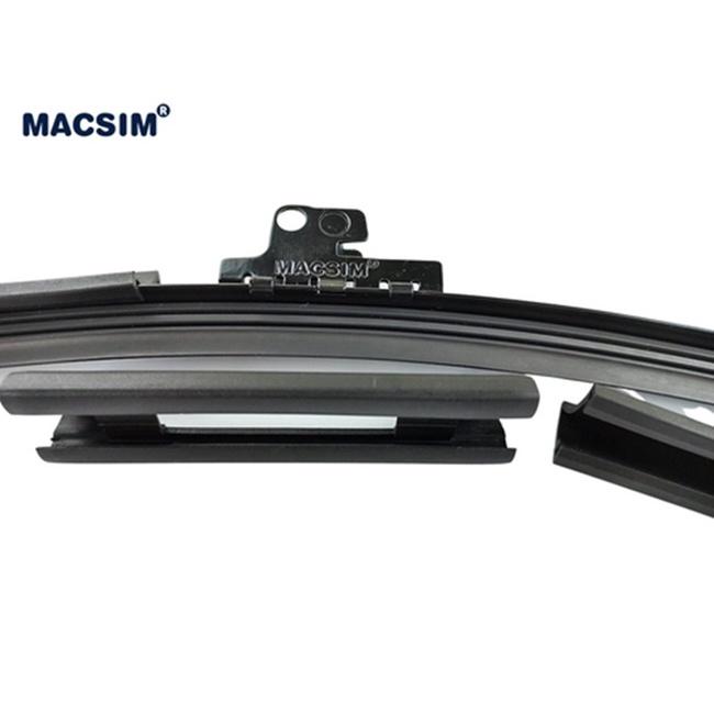 Combo cần gạt nước mưa ô tô Nano Silicon Macsim cho xe Jeep free light 2014-2018
