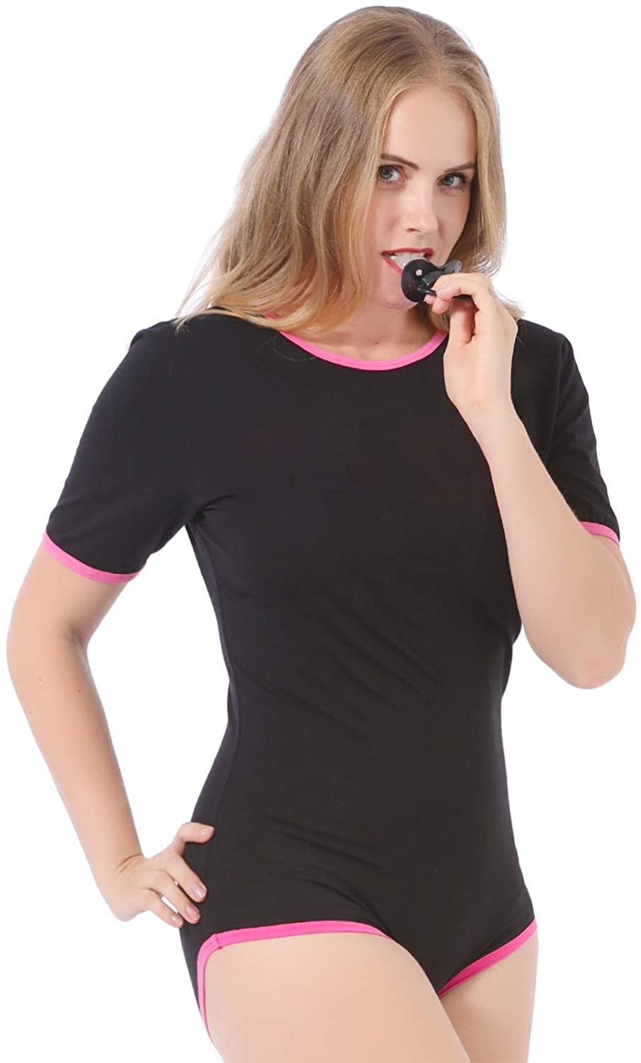 ABDL Onesies Romper Áo Liền Quần Áo Người Lớn Bé Onesie Ddlg Tự Tùy Chỉnh Cotton Áo Liền Quần Tã Người Yêu Bodysuit