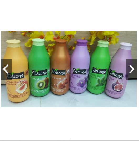 Sữa tắm Cottage 750ml Pháp - Dưỡng Ẩm Trắng Da giao ngẫu nhiên