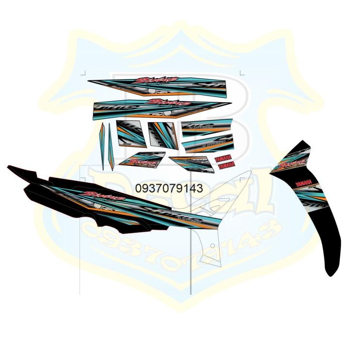 Tem rời dành cho sirius đen xanh