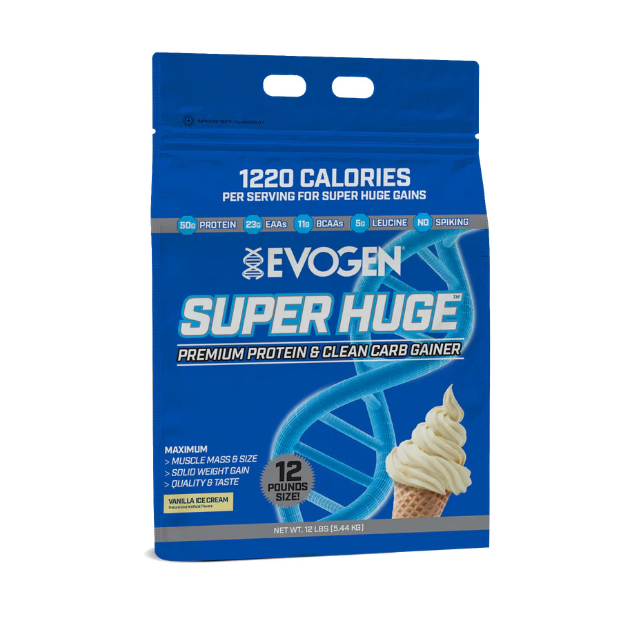 Super Huge Gain – MASS Evogen Hổ trợ tăng cân, tăng cơ hiệu quả 17 liều dùng, Enzym tiêu hoá độc quyền