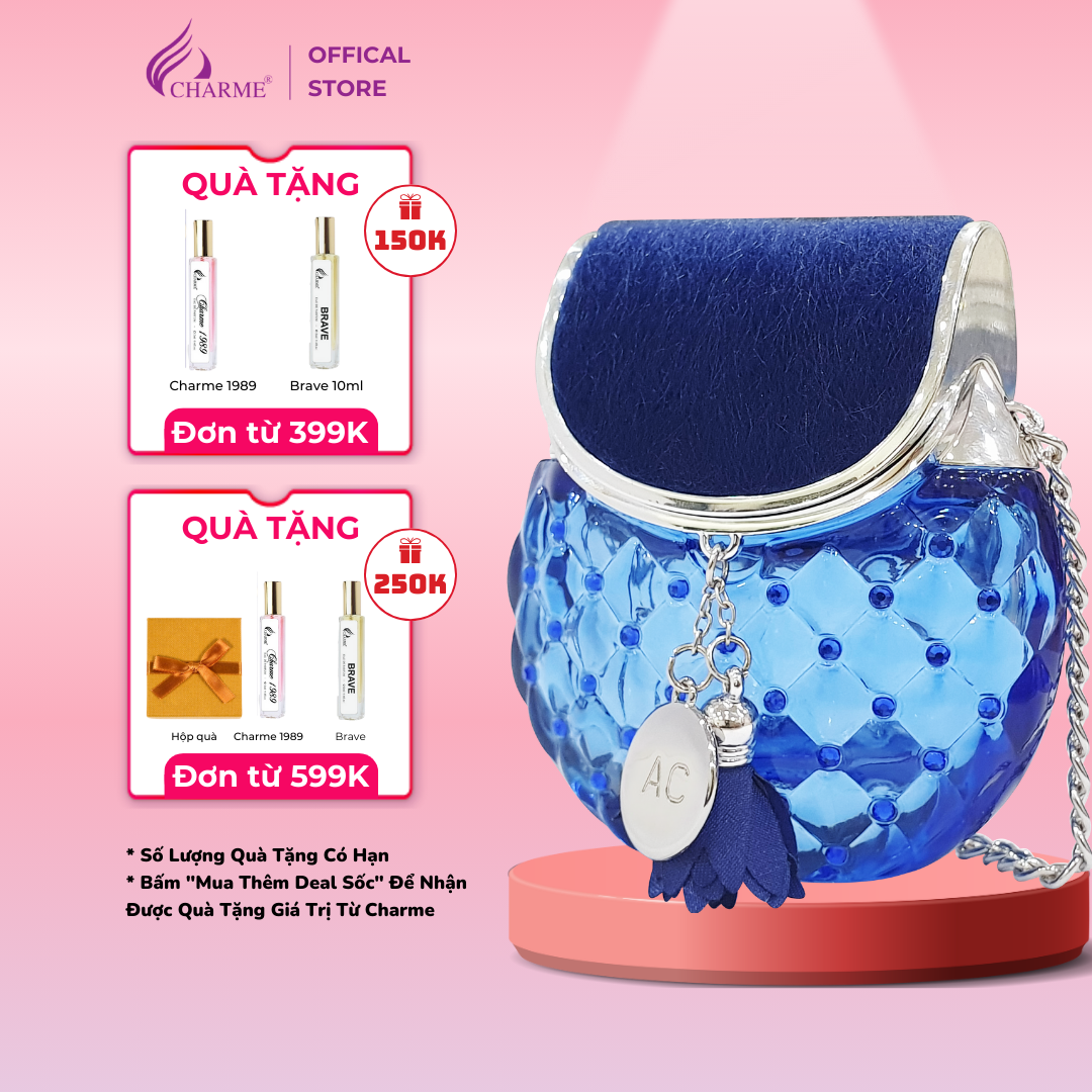 Nước hoa nữ cao cấp, Charme AC, mùi hương tinh tế, quý phái, gợi cảm, tỏa hương suốt ngày dài, 65ml