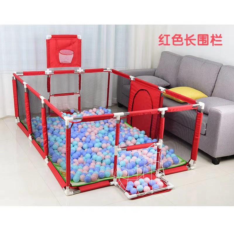 QUÂY BÓNG HÌNH CHỮ NHẬT CÓ BÓNG RỔ CHO BÉ 1m2x 2m3