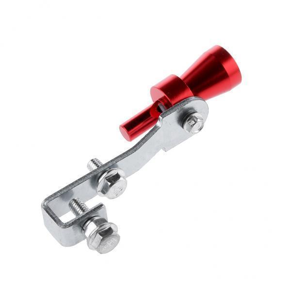 3-4pack Muffler Exhaust Pipe Turbo Sound Whistle Simulator Whistler Red Size S