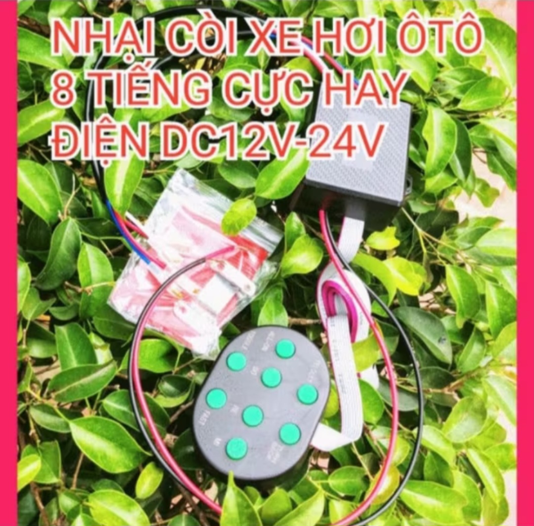 BỘ NHẠI CÒI KÊU 8 CHẾ ĐỘ CỰC TO HAY 12V-24V LẮP XE MÁY ÔTÔ MẪU MỚI CHẤT LƯỢNG