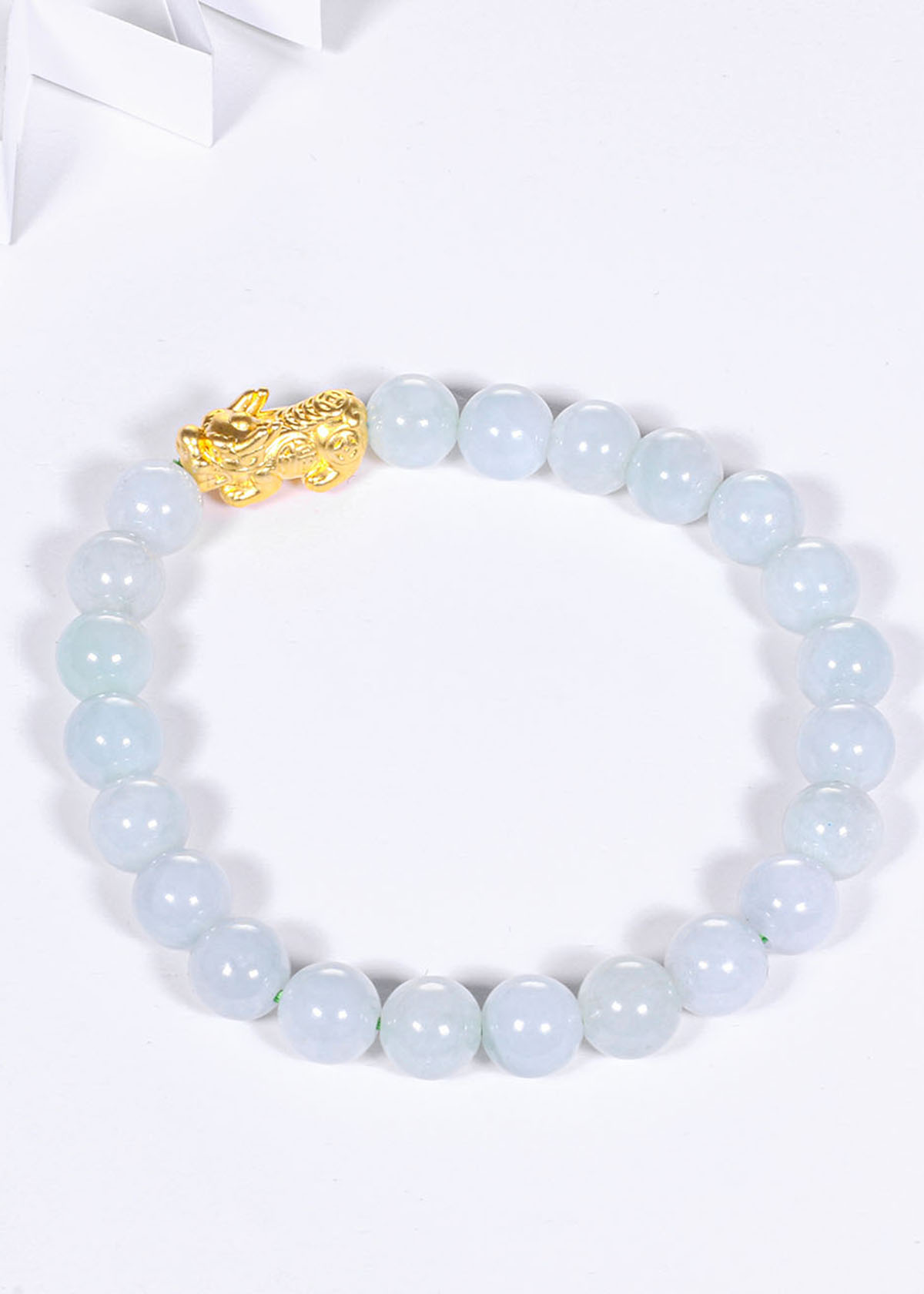 Vòng tay cặp nam nữ đá cẩm thạch phỉ thúy hạt đá 12mm,8mm mệnh hỏa, mộc - Ngọc Quý Gemstones