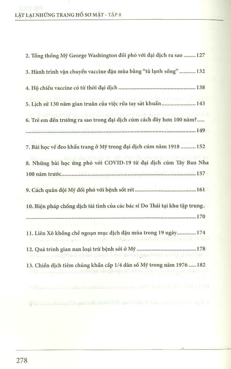 Lật Lại Những Trang Hồ Sơ Mật - Tập 8: Đại Dịch Kinh Hoàng