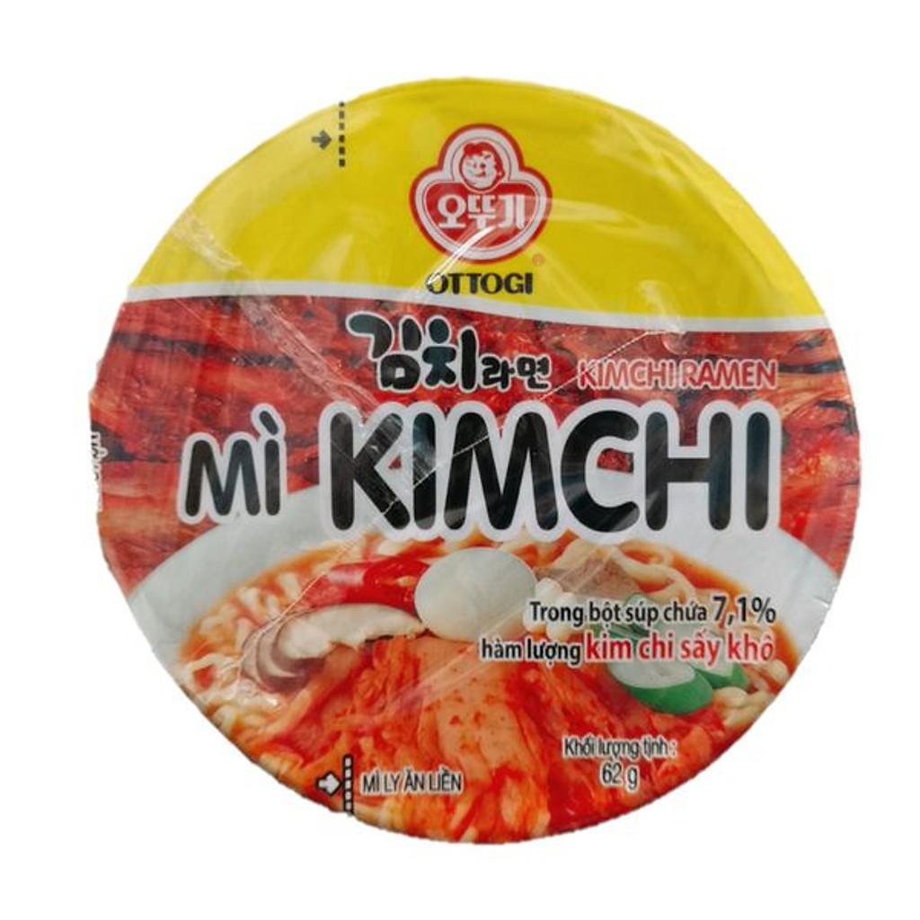 Combo 6 Ly Mì Kim Chi Ottogi 62g